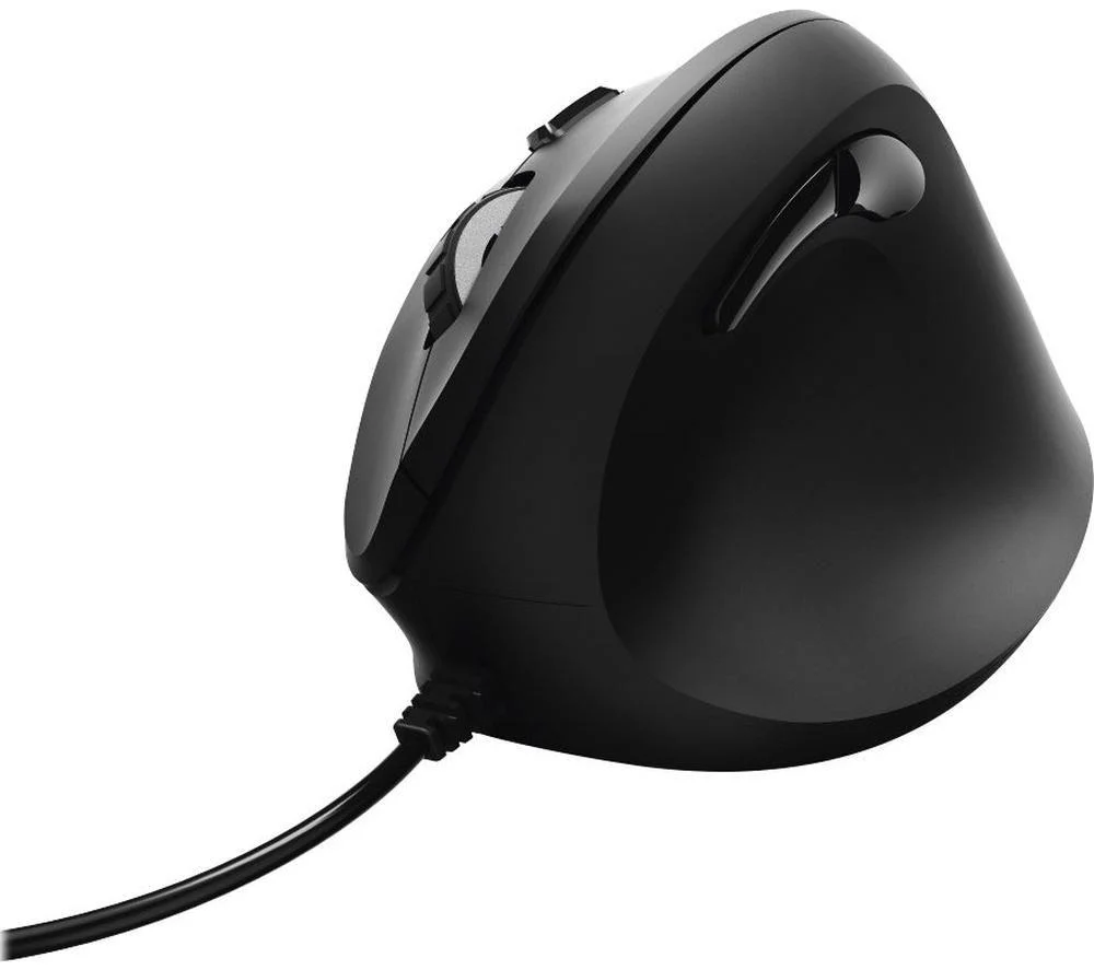 HAMA EMC-500 Vertical Ergonomic Optical Mouse - Black, Black, image 1 of 1