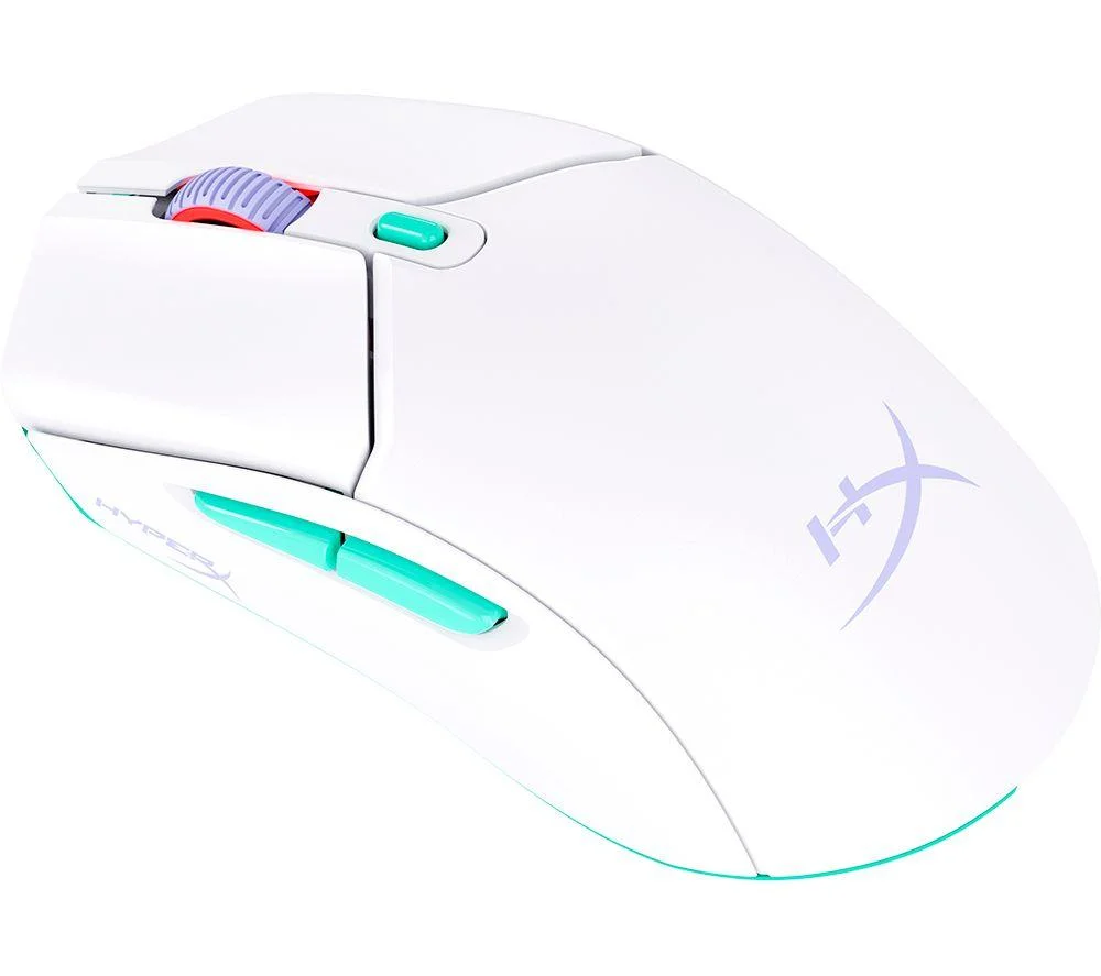 HYPERX Pulsefire Haste 2 Core RGB Wireless Optical Gaming Mouse - White, White, image 1 of 1