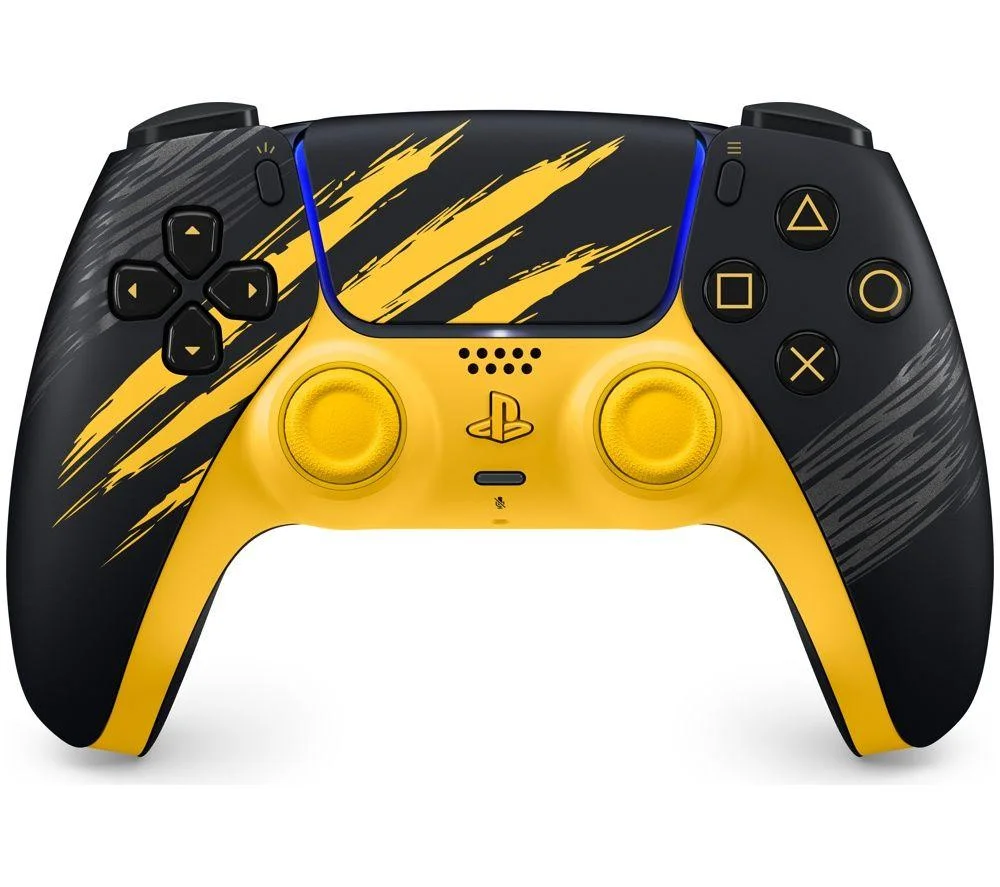 PLAYSTATION PS5 DualSense Wireless Controller - Marvel's Wolverine Battle Yellow Limited Edition, image 1 of 1