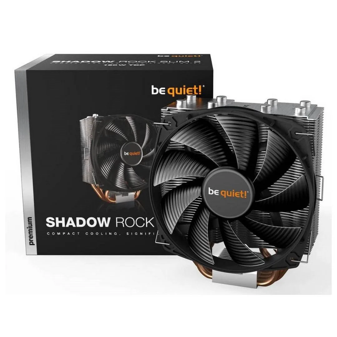 be quiet! BK032 Shadow Rock Slim 2 Heatsink - Fan CPU Processor Cooler, image 1 of 1