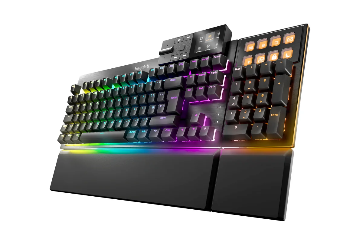 be quiet! Dark Mount Silent Linear Modular Gaming Keyboard, image 1 of 1