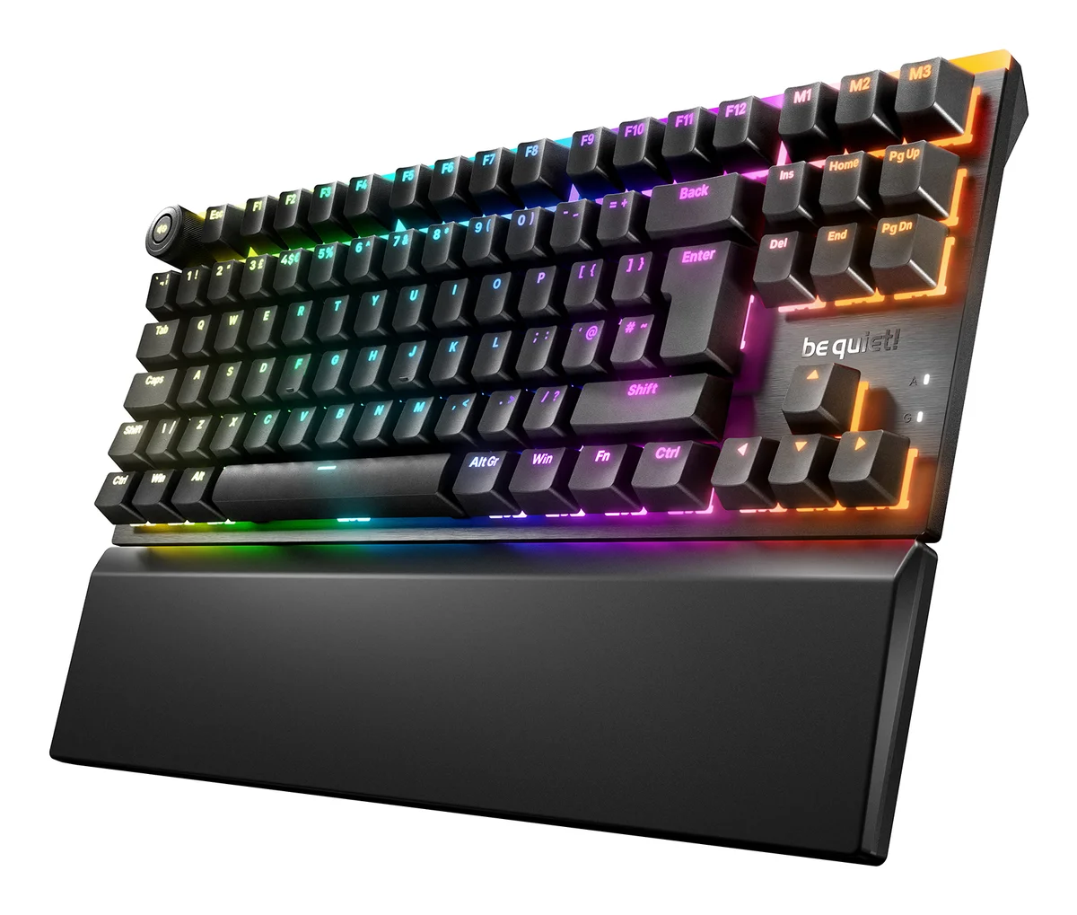 be quiet! Light Mount TKL Silent Linear ARGB Mechanical Keyboard, image 1 of 1