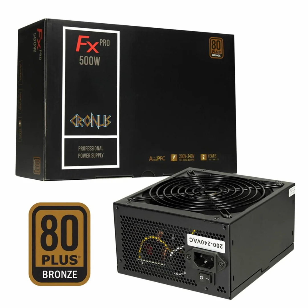 Cronus 500ATV FX Pro 500W Power Supply (PSU) - Non-Modular 80 Plus Bronze, image 1 of 1