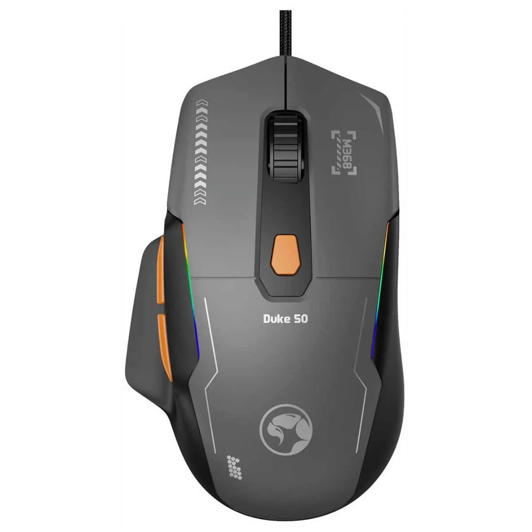 Marvo Duke 50 M368 68g Wired Gaming Mouse - 12800 DPI, RGB, image 1 of 1