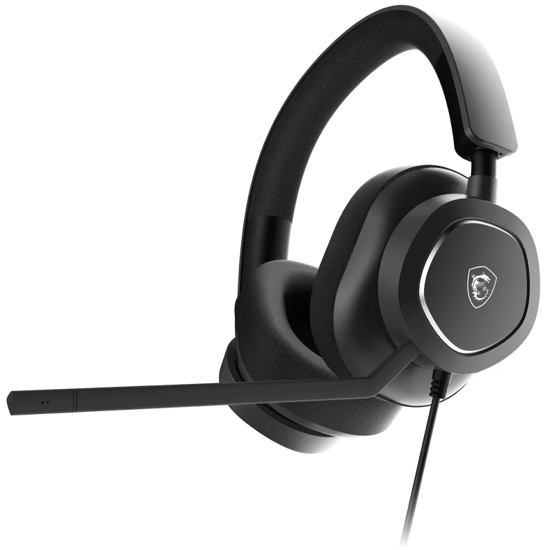 MSI MAESTRO 300 - USB-C, 40mm drivers, Cardioid boom mic - Gaming Headset - Black - OS3-8ZC8001-000, image 1 of 1