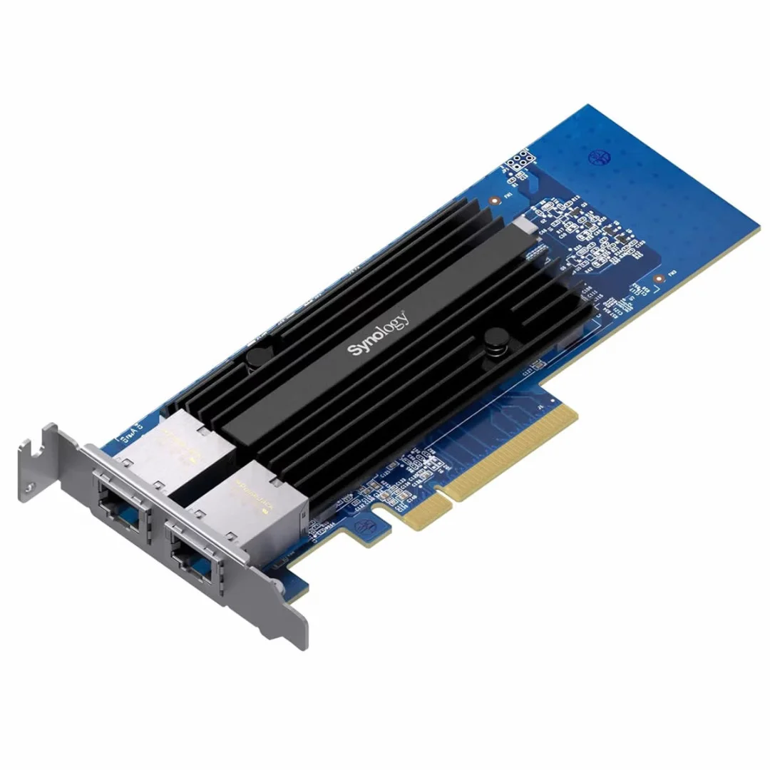 Synology E10G30-T2 PCI-e Dual-Port 10GbE RJ-45 Ethernet Network Adapter Card, image 1 of 1