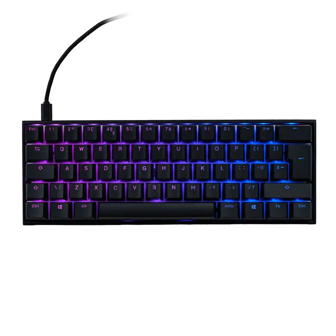 Ducky Mecha Mini 60 RGB USB Mechanical Gaming Keyboard - Cherry MX Silen, image 1 of 1