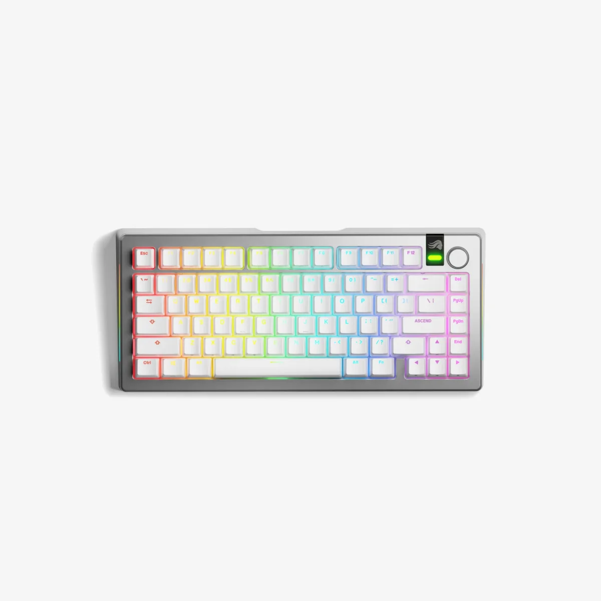 Glorious GMMK 3 PRO Wireless Keyboard Silver 75% US ANSI, image 1 of 1