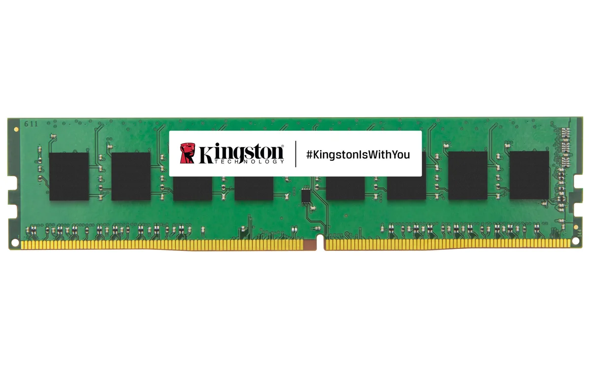 Kingston ValueRAM 16GB DDR4 Desktop Memory DIMM, 1 x 16GB, 3200MHz, PC4-25600, CL22, 1.2V, image 1 of 1
