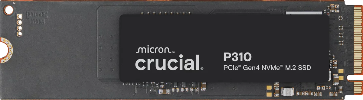 Crucial P310 4TB PCIe Gen4 NVMe 2280 M.2 SSD CT4000P310SSD8, image 1 of 1