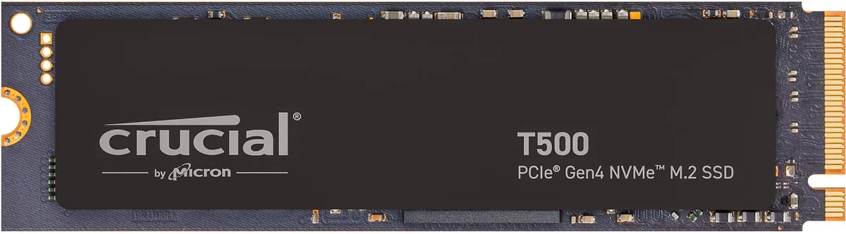 Crucial T500 500GB PCIe Gen4 NVMe M.2 SSD CT500T500SSD8, image 1 of 1
