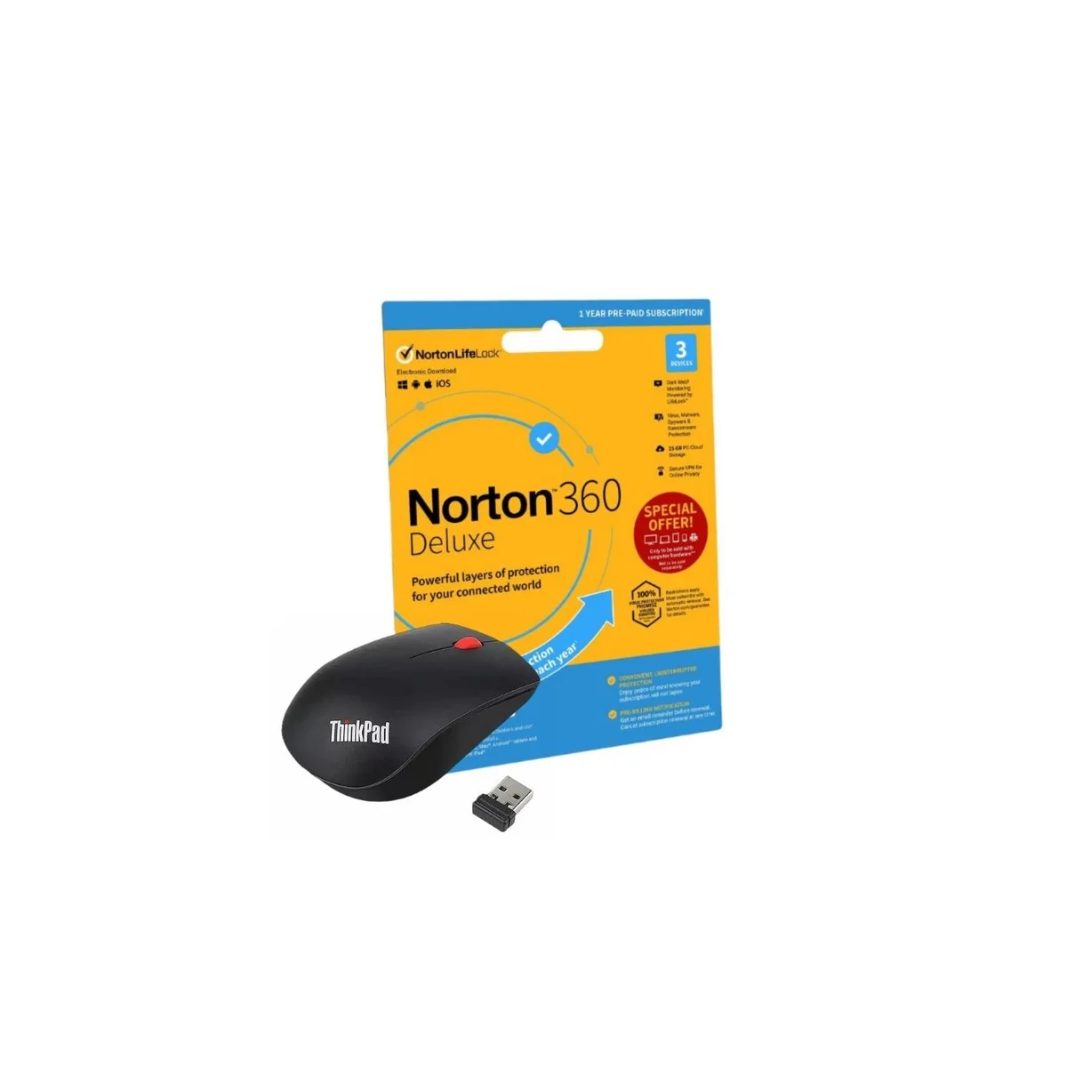 Lenovo ThinkPad Precision Wireless Mouse, image 1 of 1