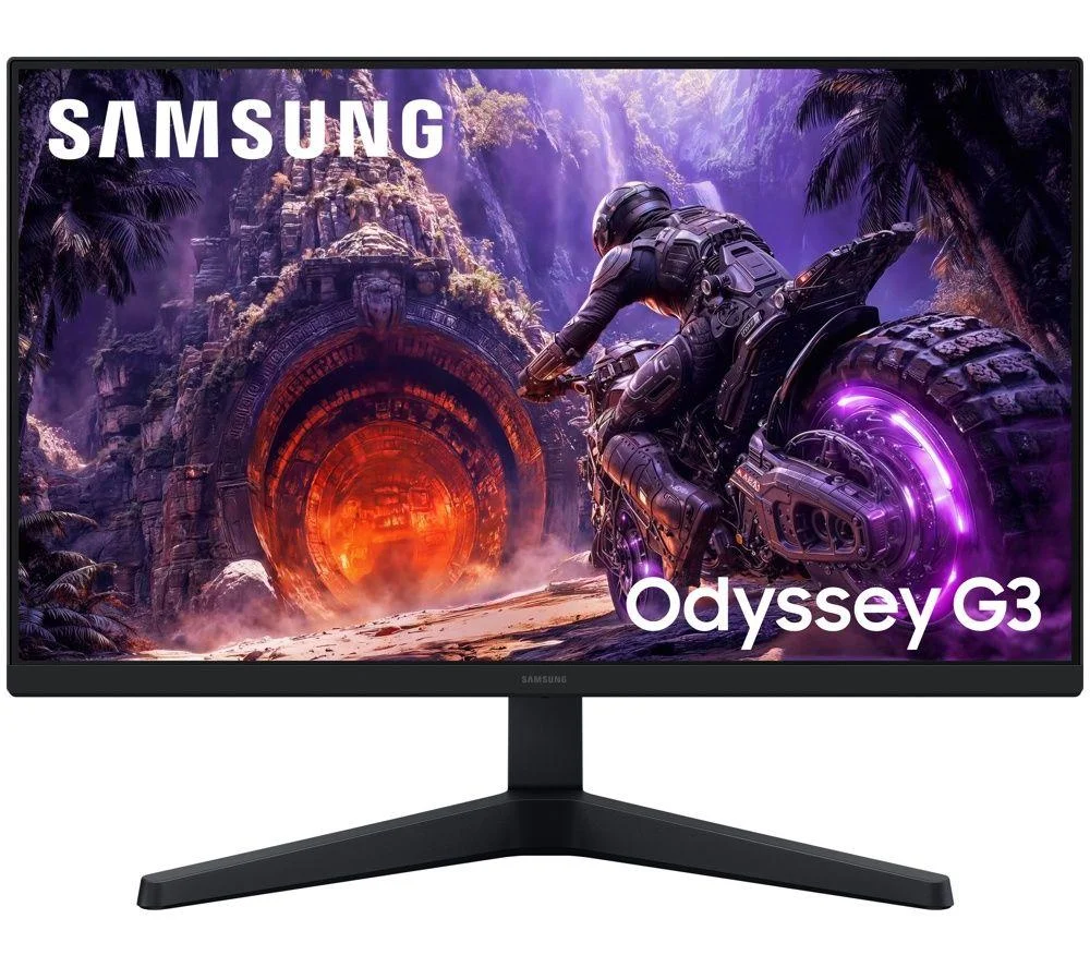 Samsung Odyssey G3 LS24HG302EUXXU Full HD 24" IPS LCD Gaming Monitor - Black, Black, image 1 of 1