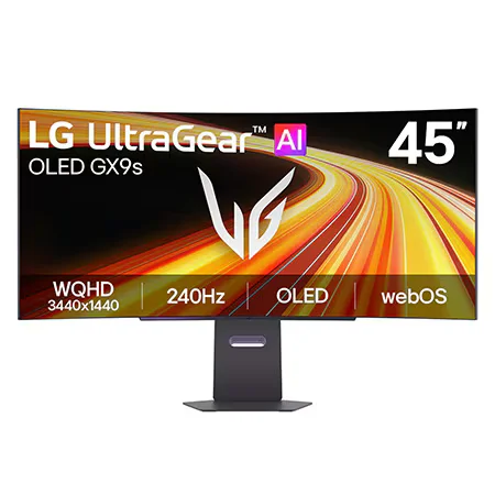 LG UltraGear GX9s OLED 45GX90SB-B 45" Gaming Monitor, image 1 of 1