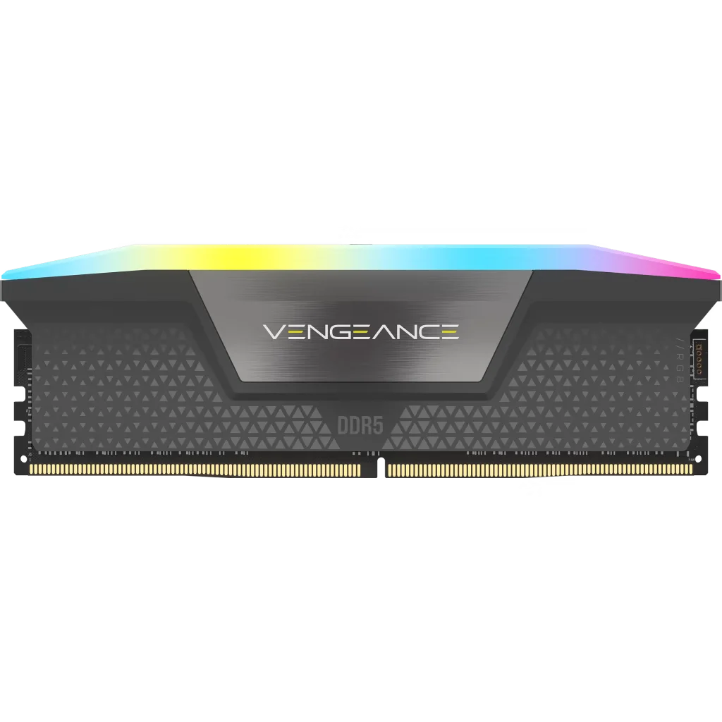 Corsair VENGEANCE RGB 16GB (1x16GB) DDR5 DRAM Up To 6000MT/s CL36 AMD EXPO & Intel XMP Memory Kit, image 1 of 1