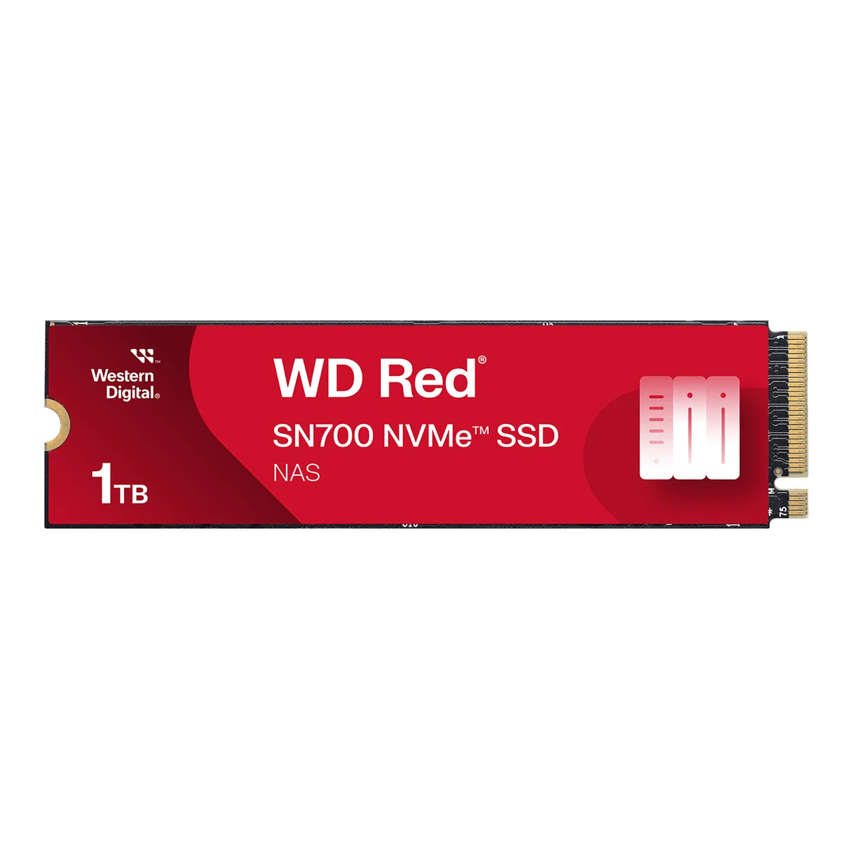 Western Digital Red SN700 1TB M.2 NVMe NAS SSD - WDS100T1R0C, image 1 of 1